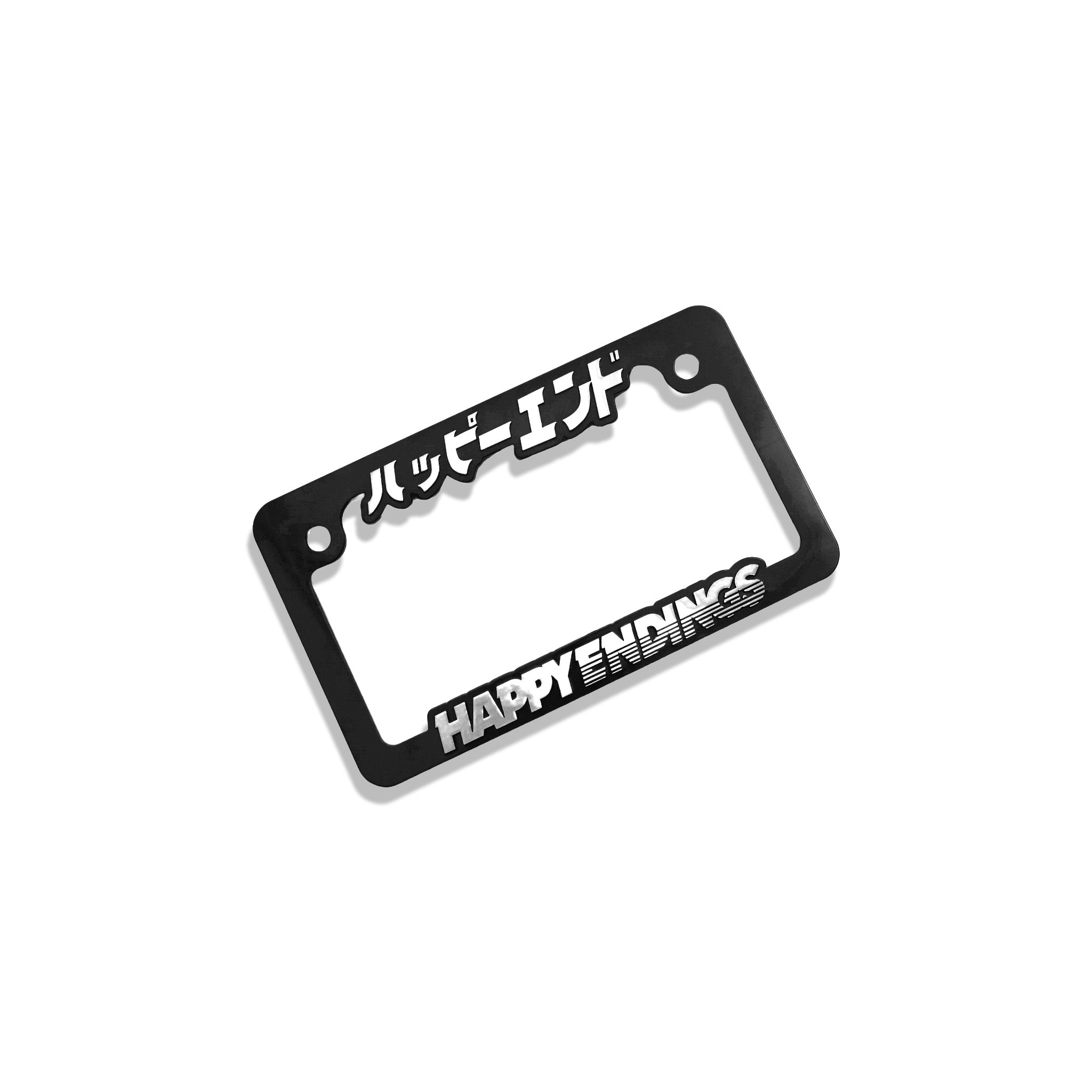 License Plate Frame - White (Motorcycles / Scooters)